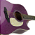 Violão Eletroacústico Seizi Akira Mirai Purple Sparkle com Captador Seizi Mirai Cordas de Aço Madeira Mahogany Laminado e Bag 10361030 - Imagem 3