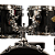 Bateria Acústica Michael Legacy DML422 Sparkle Black SBK com Ferragens e Banco - Imagem 3