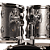 Bateria Michael Trinity DMT222 22" Dark Gray com Pratos Hi-Hat Crash Banco Pedal Baquetas e Ferragens Inclusas - Imagem 3
