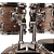 Bateria Michael Trinity DMT318 18" Matte Okey com Pratos Hi-Hat Crash Banco Pedal Baquetas e Ferragens Inclusas - Imagem 3