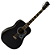 Violão Eletroacústico Michael Galaxy VM925DT BK (BLACK) com Tampo Spruce Pré Michael 4 Bandas Tarraxas Douradas Encordoamento Aço e Acabamento Diferenciado - Imagem 1