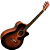 Violão Eletroacústico Michael Enigma VME620 TB (Tobacco Burst) com Tampo Spruce Pré Michael Cleverly Tarraxas Matte Black Die Cast Encordoamento Aço e Acabamento Open Pore - Imagem 1