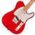 Guitarra Michael GM385N RD Red com Corpo Basswood Braço Hard Maple e Captadores Single Coil Lipstick SS - Imagem 2