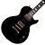 Guitarra Michael Royale GML325 ABK All Black com Corpo Basswood Braço Maple e Captadores Michael Velvet Alnico Humbucker HH - Imagem 3