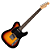 Guitarra Michael GMT400 TL Luminis SNT Sunburst com Corpo Basswood Braço Maple e Captadores Michael Velvet Alnico Single Coil Lipstick SS - Imagem 1