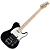 Guitarra Michael Pulse GMT420 SBK Solid Black com Corpo Basswood Braço Maple e Captadores Michael Velvet Alnico Humbucker na Ponte e Lipstick no Braço - Imagem 1