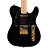 Guitarra Michael GMT525 TL Royale ABK All Black com Corpo Basswood Braço Maple e Captadores Michael Velvet Alnico Single Coil Lipstick SS - Imagem 4