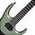 Guitarra Michael Raze GMR400 Olive Green Superstrato Humbucker Cerâmico Purple Heart Ponte Hardtail String Through - Imagem 4