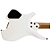 Guitarra Michael Raze GMR500 Headless White Pearl Satin com Captadores Humbucker Alnico V Corpo Okoume Braço Roasted Maple e Escala Purple Heart - Imagem 3