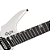 Guitarra Michael Raze GMR500 Headless White Pearl Satin com Captadores Humbucker Alnico V Corpo Okoume Braço Roasted Maple e Escala Purple Heart - Imagem 2