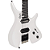 Guitarra Michael Raze GMR500 Headless White Pearl Satin com Captadores Humbucker Alnico V Corpo Okoume Braço Roasted Maple e Escala Purple Heart - Imagem 4