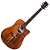 Violão Eletroacústico Michael Imperial Top Solid VMI530 Folk Aço Cutaway Koa com Tampo Koa Sólido Equalizador Michael DUO Captação Dupla e Armrest Comfort - Imagem 1