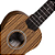 Ukulele Acústico Michael MK21ZB Natural com Tampo Zebra Wood Fundo e Laterais Zebra Wood Escala Blackwood e Cavalete BlackwoodHTML - Imagem 4
