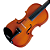 Violino Michael VNM30 Tradicional 3/4 com Tampo Spruce Sólido Fundo Maple 4 Microafinadores Case Térmico Arco Espaleira e Breu - Imagem 2