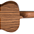 Ukulele Tenor Acústico Michael MK27 ZB Zebra Wood com Tampo Zebra Wood Fundo e Laterais Zebra Wood Escala Blackwood e Cavalete Blackwood - Imagem 4