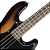 Contrabaixo Michael JB BM607N SK Sunburst Black com Corpo Basswood Captadores Single Coil e Tarraxas Cromadas - Imagem 3