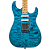 Guitarra Seizi Katana Hashira Ocean Blue com Corpo Quilted Maple sobre Mogno Captadores Seizi Jutsu ALNICO V HSS e Ponte Flutuante 10360735 - Imagem 4