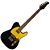 Guitarra Seizi Vintage Bonsai Black Gold com Corpo Basswood Captadores Seizi Jutsu Filtertron HH e Ponte Flutuante 10361135 - Imagem 2