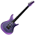 Guitarra Seizi Smart Inspire Royal Purple com Corpo Fibra de Carbono Captadores SSH Cerâmicos e Falante Embutido 15W 10361270 - Imagem 1