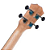 Ukulele Acústico Seizi Bora Bora Plus Soprano Ebony com Bag Nut e Rastilho em Osso Encordoamento Aquila e Detalhes em Abalone 10360194 - Imagem 3