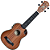 Ukulele Eletroacústico Seizi Maui Crush Soprano Sapele com Bag Half Cutaway Nut e Rastilho em Osso Encordoamento Aquila e Detalhes em Abalone 10360289 - Imagem 2