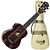 Ukulele Eletroacústico Seizi Bora Bora Plus Soprano Ebony com Bag Nut e Rastilho em Osso Encordoamento Aquila e Detalhes em Abalone 10360196 - Imagem 1