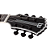 Guitarra Schecter Barbarian Psychic Bullseye Rawtop com Captadores EMG 81/85 e Ponte TonePros 4584 - Imagem 5