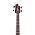 Contrabaixo Cort C4 Plus OVMH ABB Antique Brown Burst com Tampo Ovangkol sobre Maple & Mahogany e Captadores Bartolini MK-1 com Pré Markbass MB-1 - Imagem 4
