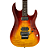 Guitarra Seizi Katana Aura HH Fireburst RW com Captadores Seizi Aura HH Equalizador Seizi Aura com Afinador Integrado e Acabamento Flame Red RW 10361284 - Imagem 3