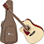 Violão Folk Eletroacústico Canhoto Eagle CH889LH Left Handed com Tampo Spruce, Corpo Mahogany, Equalizador Integrado e Afinador Cromático - Imagem 1