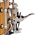 Caixa de Bateria Michael Powergate Maple PGM1265 NTS 12x6.5 com Aro Die-Cast e Acabamento Natural Satin - Imagem 3