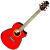 Violão Eletroacústico Waldman GCEX-1841 RD Vermelho Brilhante Grand Auditorium com Tampo Solid Spruce Pré EQ-4RTX e Bag - Imagem 2