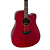 Violão Eletroacústico Waldman Blastone Grand DCEX-641 Aço Transparent Red Top com Equalizador Integrado e Afinador - Imagem 4