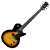 Guitarra Giannini Sonic Plus GAE09 Plus SB Les Paul Sunburst com Captadores Humbucker e Equalizador Integrado HTML - Imagem 1