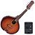 Bandolim Eletroacústico Marquês BND-146NBEQ Natural Sombra com Equalizador Ativo UK-300T 2 Bandas Afinador Corpo Laminado Braço Cedro e Escala Rosewood - Imagem 1