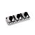 Trava Lock Nut Cromado Fixação Frontal Gotoh GHL-2 C - Imagem 1