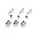 Baixa Cordas Gaivota 3un Cromado Gotoh RG-105 C - Imagem 1
