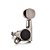 Tarraxa Guitarra Blindada (L3+R3) Cosmo Black SG381-05 CK - Imagem 1