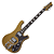 Guitarra Schecter Stargazer-6 Vibrato MG Metallic Gold com Corpo em Mogno Braço em Maple 3 Peças Set-Neck Escala em Ébano com 22 Jumbo Frets Captadores Schecter USA SuperRock Vintage 677 - Imagem 1