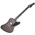Guitarra Schecter Paul Wiley Noir Satin Carbon Grey com Corpo em Mogno Braço 3 Peças Mogno Set-Neck com Reforço de Carbon Fiber Escala em Ébano Frets em Aço Inoxidável Captador Schecter USA Pasadena Plus 398 - Imagem 1