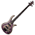 Contrabaixo Schecter Riot-4 Bass 4 Cordas Aurora Burst com Corpo em Swamp Ash e Topo Burl Exótico Braço Bolt-on Multi-Ply Maple/Nogueira com Reforço de Carbon Fiber Escala em Ébano Ponte Schecter Custom Bass String Thru 1450 - Imagem 1