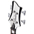 Contrabaixo Schecter Stargazer-4 Gloss White com Corpo em Mogno Braço em Maple Escala em Ébano com Captadores Schecter USA SuperRock Vintage Ponte Schecter com TonePros Roller Tune-O-Matic 681 - Imagem 2