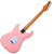 Guitarra Seizi Fun Vintage Budokan HSS Shell Pink Captadores Chidori HSS Ponte Tremolo e Bag 10361260 - Imagem 2