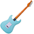 Guitarra Seizi Fun Vintage Budokan HSS Daphne Blue Captadores Chidori HSS Ponte Tremolo e Bag 10361261 - Imagem 3
