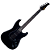 Guitarra Seizi Fun Vintage Budokan HSS All Black Captadores Chidori HSS Ponte Tremolo e Bag 10361264 - Imagem 2