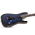 Guitarra Schecter Omen Elite-6 FR See Thru Blue Burst com Corpo em Mogno e Braço Maple Bolt-on Perfil Thin Escala em Rosewood com Captadores Schecter Diamond Heretic HH Ponte Floyd Rose Special 2455 - Imagem 4
