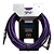 Cabo Seizi Cable Energy P10 x P10L Black Purple 6m para Guitarra Violão Contrabaixo Ukulele 10361001 - Imagem 1