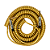 Cabo para Instrumento Seizi Energy Spiral 9m P10A x P10R Champagne Gold 10361255 - Imagem 1