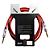 Cabo Seizi Cable Energy P10 x P10 Red Black 3m para Guitarra Violão Contrabaixo Ukulele 10361014 - Imagem 2