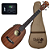 Ukulele Tenor Eletroacústico Seizi Maui Plus Pineapple Tenor Sapele Nut e Rastilho em Osso Roseta e Friso em Abalone e Bag Deluxe 10360366 - Imagem 1